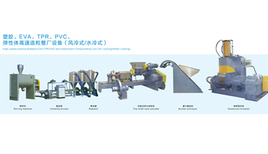 電(diàn)纜料密煉擠出造(zào)粒機組XPE、TPR、EVA、PVC 電(diàn)纜料密煉擠出造粒機組XPE、TPR、EVA、PVC